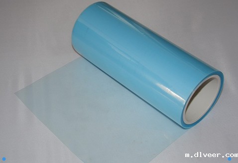 淡蓝色涂胶PE膜